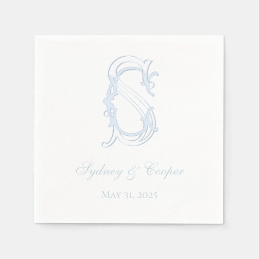 Serviette En Papier Élégant Cocktail serviettes (Devant)