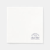 Serviette En Papier Elégant Country Club Bachelorette Papier Napkins (Devant)