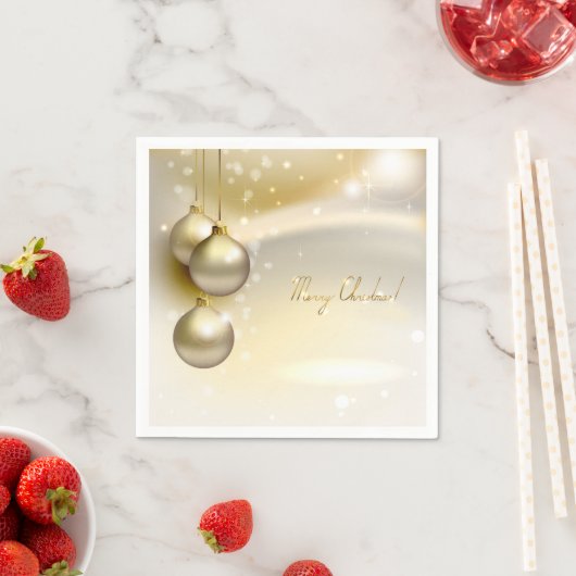 Serviette En Papier Élégant dîner de Noël serviettes (En situation)