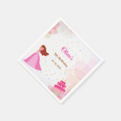 Serviette En Papier Elegant Disney princess birthday (Coin)