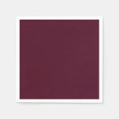 Serviette En Papier Elégant élégant, solide, violet foncé, bordeaux (Devant)