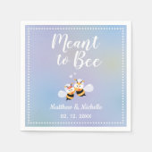 Serviette En Papier Élégant Envie D'Être Whimsical Mignonne Mariage Pa (Devant)