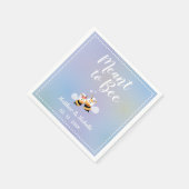 Serviette En Papier Élégant Envie D'Être Whimsical Mignonne Mariage Pa (Coin)