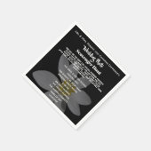 Serviette En Papier Elégant et amusant Mariage Photo Scavenger Chasse (Coin)