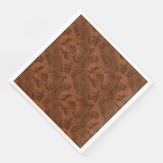 Serviette En Papier Élégant et moderne (Coin)