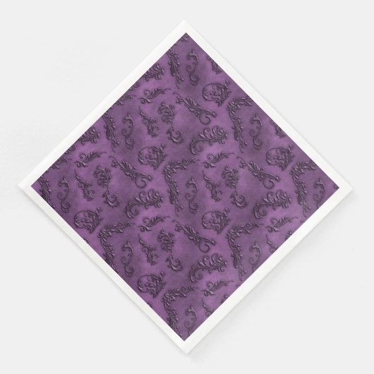 Serviette En Papier Élégant et moderne (Coin)