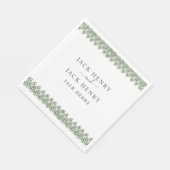Serviette En Papier Elegant Eucalyptus Greenery Wedding Napkins (Coin)