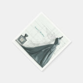 Serviette En Papier Elegant Fashion Birthday Napkins – Perfume & Gown (Coin)
