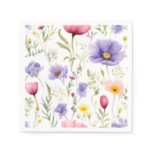 Elégant Fleur sauvage aquarelle