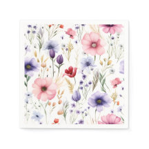 Elégant Fleur sauvage aquarelle