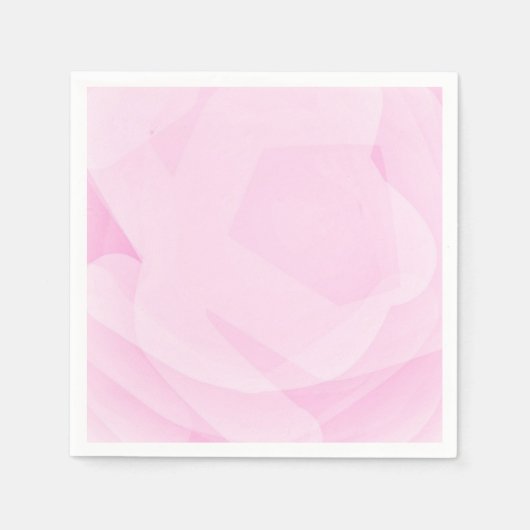 Serviette En Papier Élégant floral simple chic effet marbre rose (Devant)