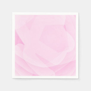 Serviette En Papier Élégant Floral Simple Chic Marbre rose Effet