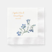 Serviette En Papier Elegant Floral Wedding (Devant)