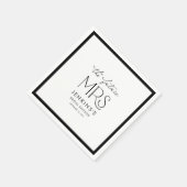 Serviette En Papier Elegant Future Mrs Bridal Shower Paper Napkins (Coin)