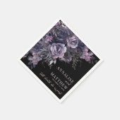 Serviette En Papier Elegant Gothic Wedding (Coin)