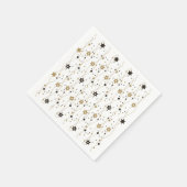Serviette En Papier Élégant Hanoukka Stars (Coin)