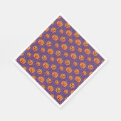 Serviette En Papier Élégant Jack O'Lanterns (Coin)