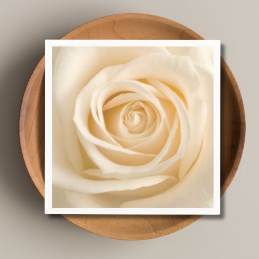 Serviette En Papier Elégant jardin Rose Floral