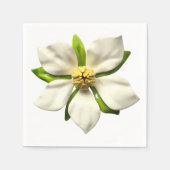 Serviette En Papier Elégant Magnolia Fleur Fleur Printemps Mariage (Devant)