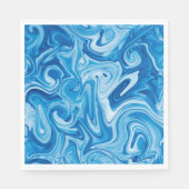 Serviette En Papier Elégant Marbelized Paint Art Holiday Hanoukka (Devant)