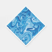 Serviette En Papier Elégant Marbelized Paint Art Holiday Hanoukka (Coin)