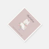 Serviette En Papier élégant mariage à trois niveaux de boulangerie mon (Coin)