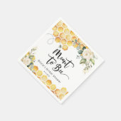 Serviette En Papier Elégant mariage à venir (Coin)