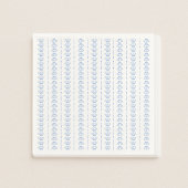 Serviette En Papier Elégant Mariage côtier marin bleu