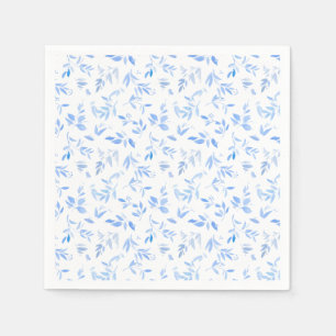 Serviette En Papier Élégant Mariage de la flore française