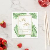 Serviette En Papier Élégant Mariage élégant (En situation)