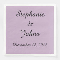 Élégant Mariage violet pâle Simple mignon tendance