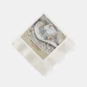 Serviette En Papier Élégant Mariage Western Boho (Coin)