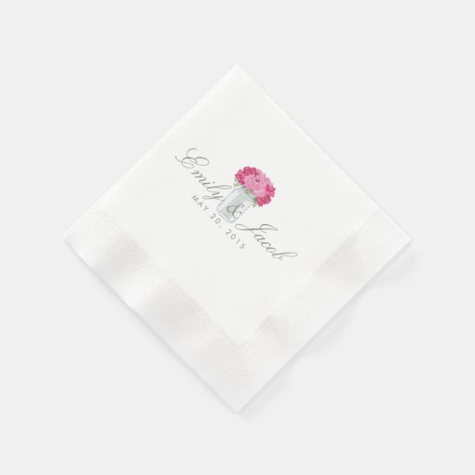 Serviette En Papier Elegant Mason Jar (Coin)