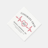 Serviette En Papier Elégant médecin infirmier Médicale (Coin)