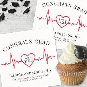 Serviette En Papier Elégant médecin infirmier Médicale