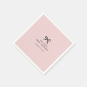 Serviette En Papier Élégant minimal Baby shower à mâchoires Cocktail s (Coin)