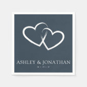 Serviette En Papier Élégant Moderne Simple Elements Cocktail Mariage (Devant)