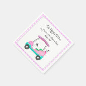 Serviette En Papier Elegant Mother's Day Golf Brunch Party (Coin)