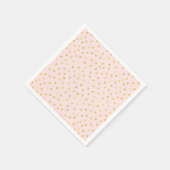 Serviette En Papier Élégant Motif Confetti Pink Et Gold Foil (Coin)