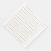 Serviette En Papier Élégant Motif étoilé Faux Gold Stars Blanc (Coin)