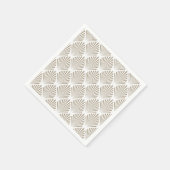 Serviette En Papier Élégant Motif Gold Shell (Coin)