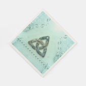 Serviette En Papier Élégant noeud céleste (Coin)