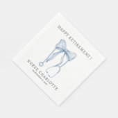 Serviette En Papier Elegant Nurse or Doctor Retirement Party (Coin)