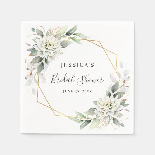 Serviette En Papier Elégant papier Fête des mariées Dusty Blue Greener (Devant)