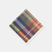 Serviette En Papier Élégant Papier Tartan Napkin (Coin)