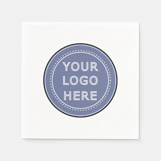 Serviette En Papier Élégant, raffiné et personnalisé (Devant)