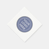 Serviette En Papier Élégant, raffiné et personnalisé (Coin)