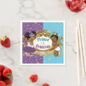 Serviette En Papier Élégant Révélation Royale Africaine de genre Viole (En situation)