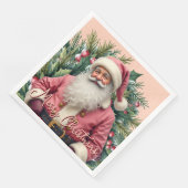 Serviette En Papier Elegant Santa Claus (Coin)