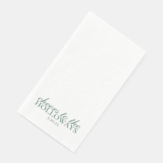 Serviette En Papier Élégant serviettes de toilette Mariage personnalis (Coin)
